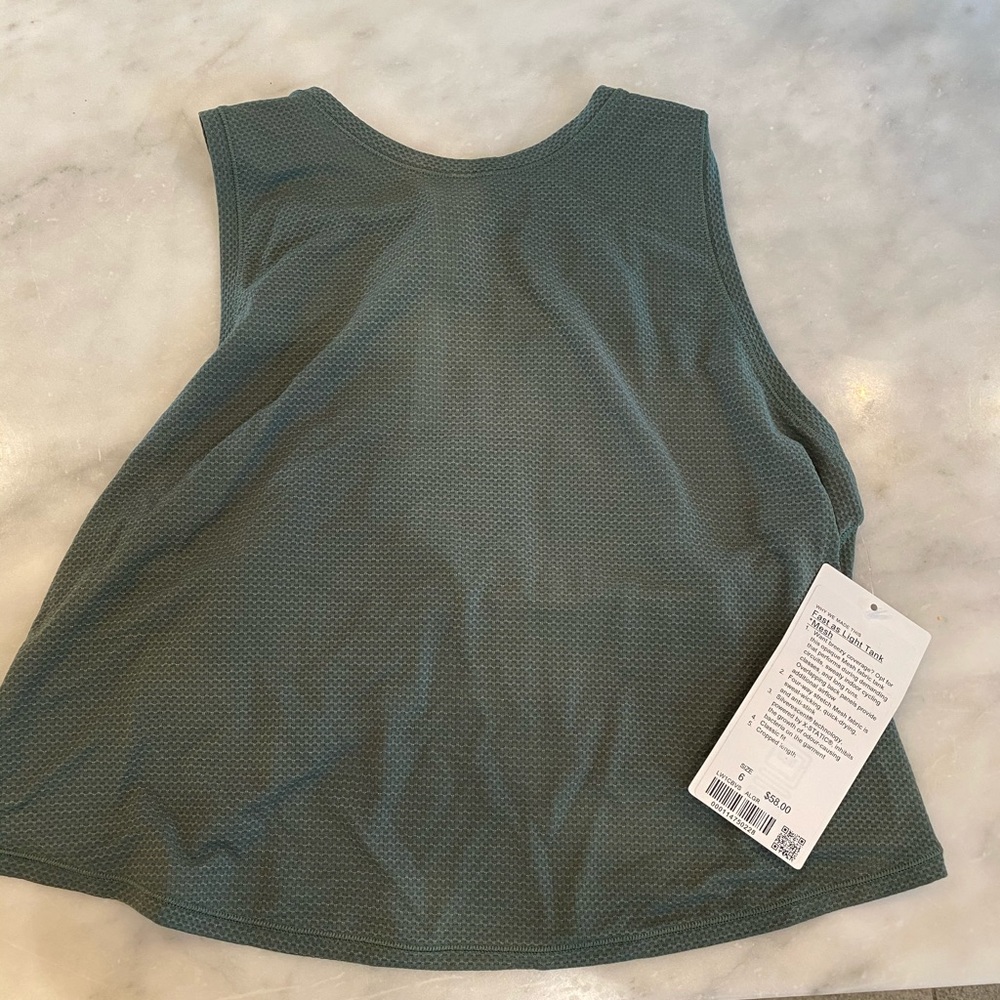 lulu lemon Fast and Light Tank